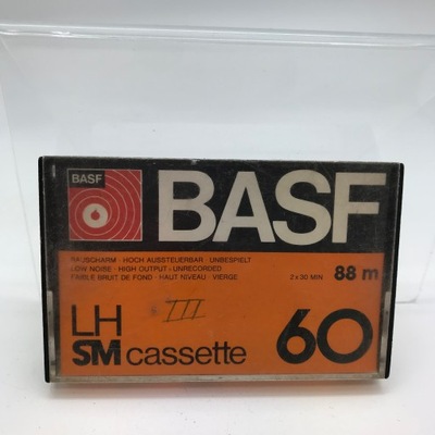 Kaseta - Kaseta magnetofonowa BASF LH SM 60