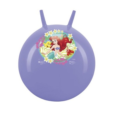 PIŁKA DO SKAKANIA Z ROGAMI DISNEY ARIEL 50CM