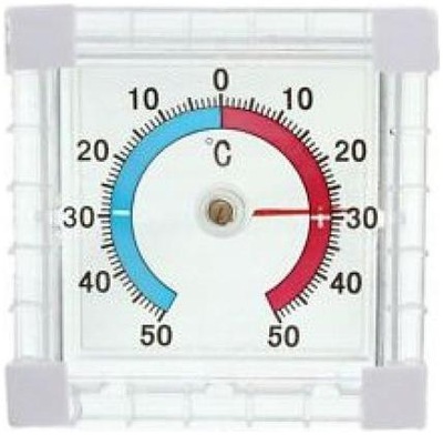 Termometr zaokienny samoprzylepny -50C +50C - zewnętrzny