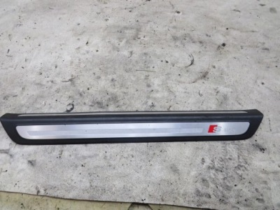 Молдинг накладка порог левый  перед audi q5 8r0853373 фото №1
