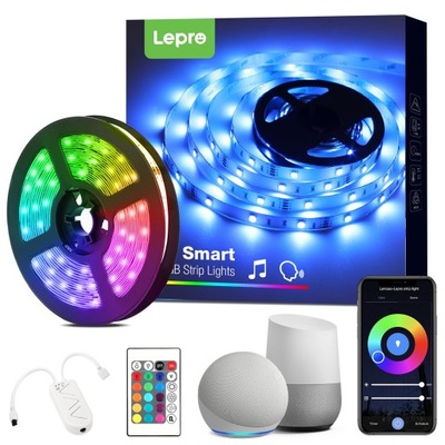 LEPRO SMART LED TAŚMA 5M, RGB