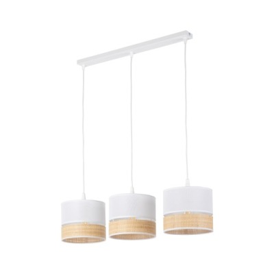 PAGLIA NEW WHITE LAMPA WISZĄCA 3 LISTWA