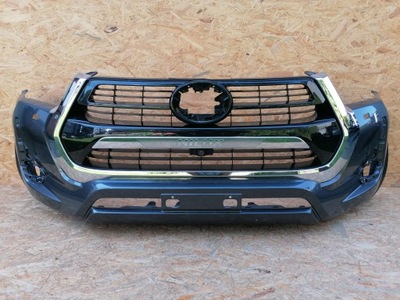 Бампер перед передний toyota hilux 8 viii lift 2020- фото №1