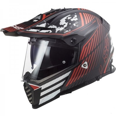 KASK LS2 MX436 PIONEER EVO SATURN MATT BL. RED roz. M