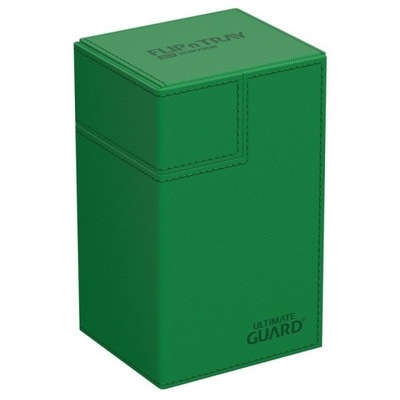 Pudełko Ultimate Guard Flip'n'Tray Deck Case 80+ Monocolor Green