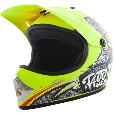 HELMET CROSSOWY DZIECIECY ENDURO QUAD ATV CROSS XS  