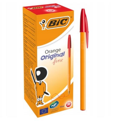 BIC Długopisy Orginal Fine czerwone 20szt.