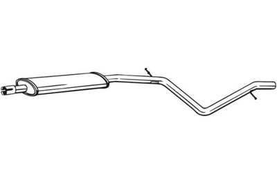 BOSAL SILENCIADOR SISTEMAS DE ESCAPE CENTRAL DACIA LOGAN MCV RENAULT  