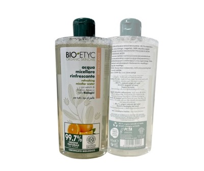 BIO ETYC odświeżająca woda micelarna 400 ml