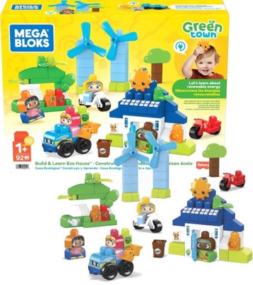 FISHER PRICE KLOCKI MEGA BLOKS EKODOMEK HCG36