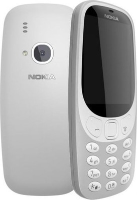 Nokia 3310 Dual Sim popiel