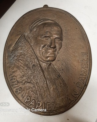 medal plakieta Jan Paweł II-1978r duza