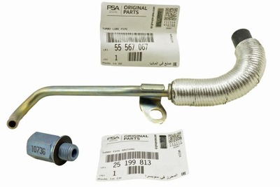 OPEL CABLE TURBINE + CONNECTION HOSE 1.4 TURBO ASTRA J MOKKA MERIVA B ORIGINAL  