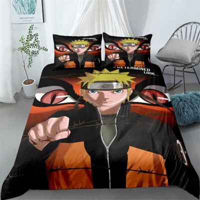 KOMPLET POŚCIELI 3D 160x200 NARUTO 3CZ.