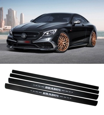 НАКЛАДКИ NA ПОРОГИ BRABUS MERCEDES S-CLASS W217 LED (СВІТЛОДІОД)