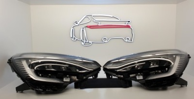 Renault clio v full led лампа левая правая 260107933r чёрные europa фото №1