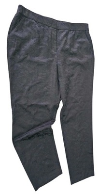 Bonmarche spodnie czarne cygaretki tłoczone 44
