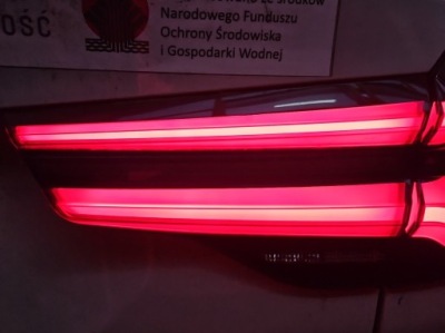 Лампа задняя правая крышки lci bmw ix3 g08 led фото №1