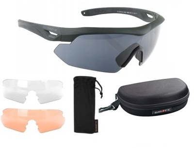 Okulary balistyczne SwissEye Blackhawk 3 wizjery