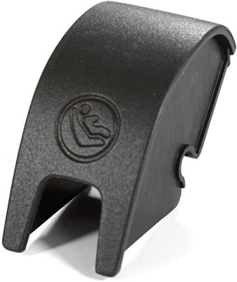 Заглушка фаркопа isofix vw golf vii czarna фото №1