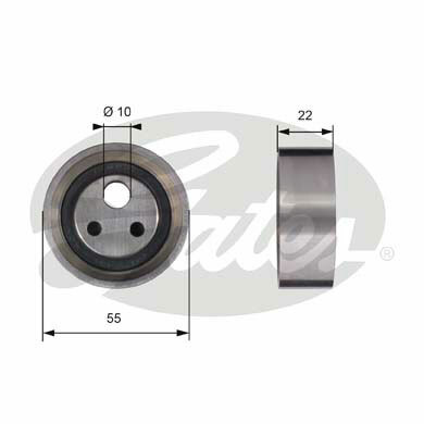 ROLLO NAPINAJACA CORREA DISTRIBUCIÓN GATES T41155  