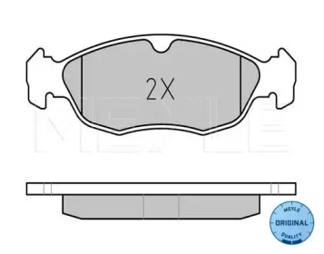 КОЛОДКИ ТОРМОЗНЫЕ PEUGEOT CITROËN MEYLE