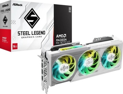 Karta graficzna ASRock Radeon RX 9070 XT Steel Legend 16GB GDDR6