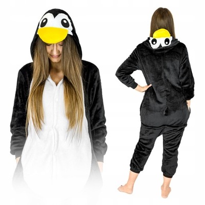 KIGURUMI ONESIE DRES PIŻAMA KOMBINEZON PINGWIN