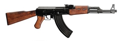 AK-47 Kałasznikow - trästock - Replika