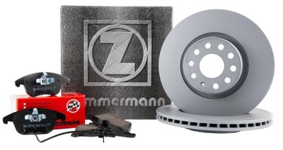 ZIMMERMANN DISCOS ZAPATAS PARTE DELANTERA ALFA 146, FIAT TIPO, LANCIA DEDRA 284MM  