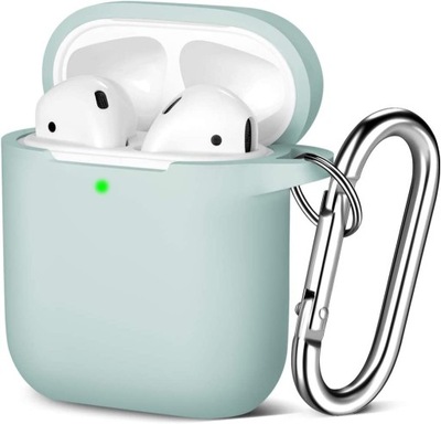 ETUI DO AIRPODS 1 2 NIEBIESKI Z KLAPKĄ HUMENN