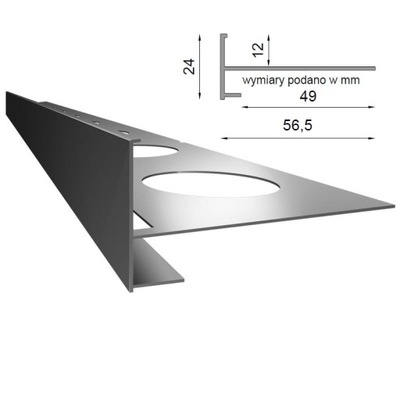 Profil schodowy SC1 - schody i tarasy Renoplast
