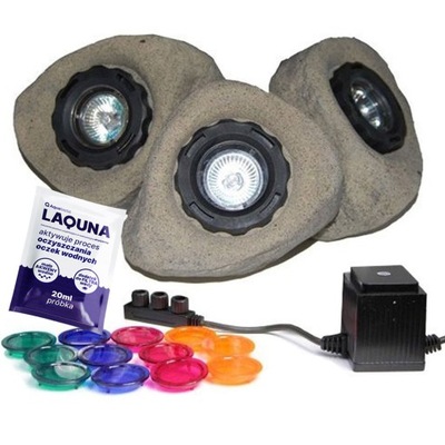 CQD-202C Lampa halogenowa do oczka +soczewki 3x20W