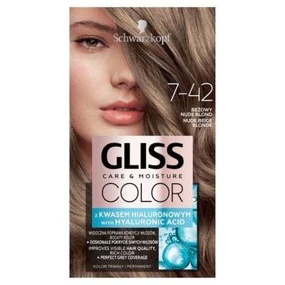 GLISS Color farba do włosów 7-42 Beżowy Blond