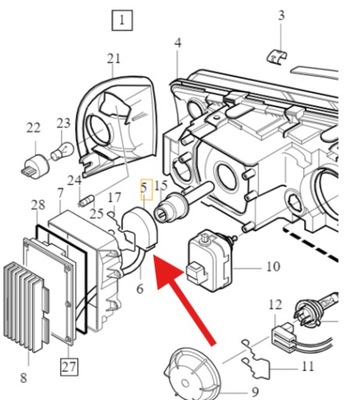 Стартер розпалювач фара ксенон volvo s80 s60 v70 2002- xc90 оригінальний номер 30655898 фото №1