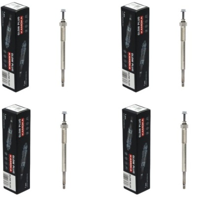 Kamoka свечи зажигания накаливания accent 2 i30 santa fe 1 2 3 tucson sportage 2 фото №1