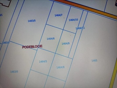 Działka, Podebłocie, 821 m²