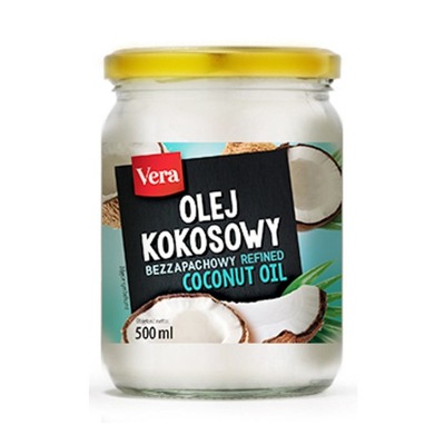 Olej kokosowy rafinowany Vera 500 ml