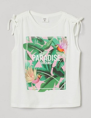 H&M bluzka top koszulka PARADISE Dieter Braun 14 l 34 36 S U352