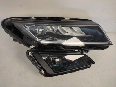 Skoda kodiaq 566 лампа правая перед full led 2016- фото №1