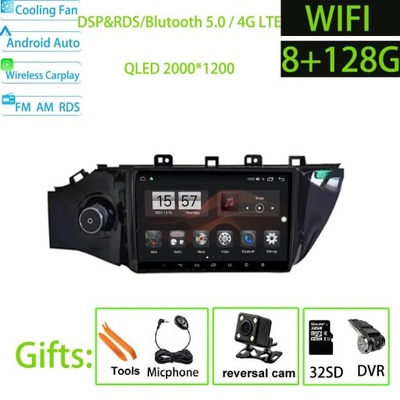 ANDROID 13 NAVEGACIÓN GPS RADIO WIFI PARA KIA RIO 4 K2 KX CROSS 2016-2019  