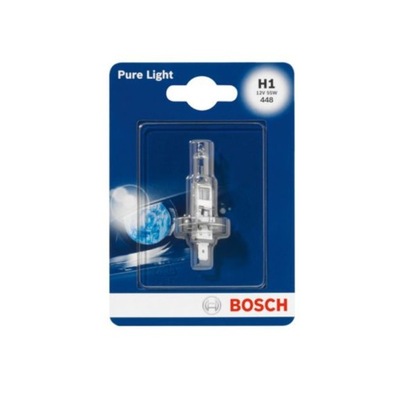 LEMPUTĖ BOSCH H1 12V 55W P14,5S PURE LIGHT 1SZT. 