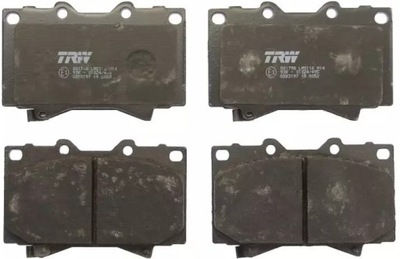 Trw тормозные колодки тормозные перед gdb3197 фото №1