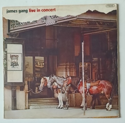 JAMES GANG - Live In Concert 1st UK Press VG Lp