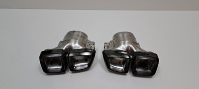 Mercedes ml w166 насадки выхлоп чёрные фото №1