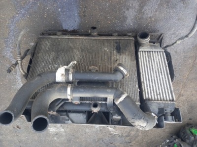 Комплект радиатор peugeot 407 1.6 hdi фото №1