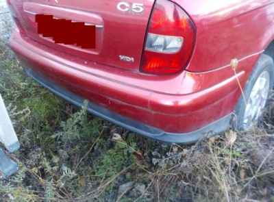 Citroen c5 hb 01-04 бампер ty задний ekqd фото №1