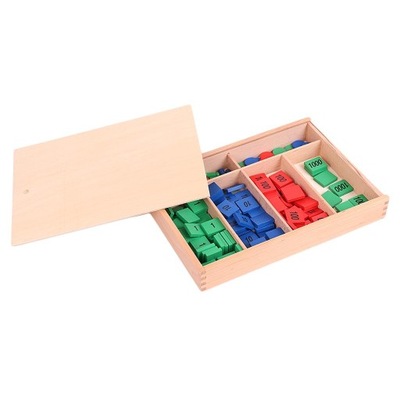 Montessori Math Materials Pieczęć Gra Przedszkole