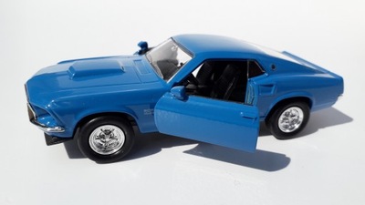 Ford Mustang Boss 429 1969 OLD Model WELLY 1:34