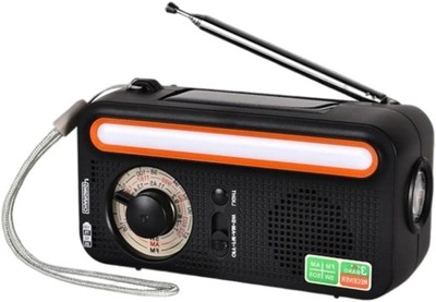 RADIO AWARYJNE ARTOCT SOLARNE PRZENOŚNE DYNAMO 2000 MAH SOS KEMPING PRO